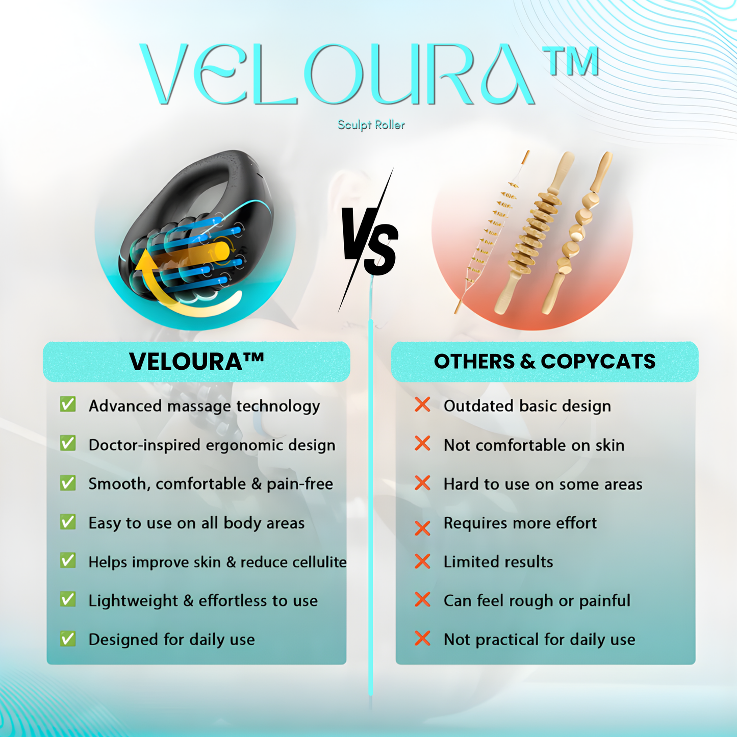 Veloura™ RPM Sculpt Roller - Anti-Cellulite